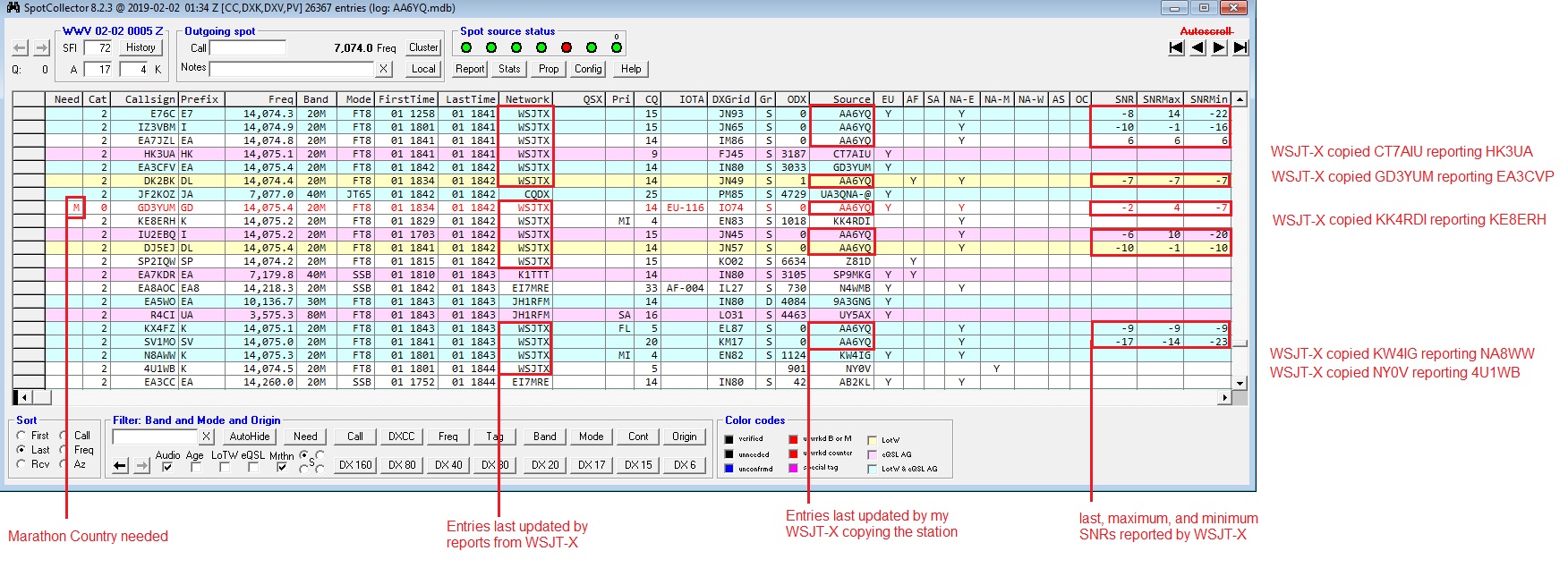 http://www.dxlabsuite.com/Wiki/Graphics/SpotCollector/WSJTXSpotDatabaseEntries.jpg